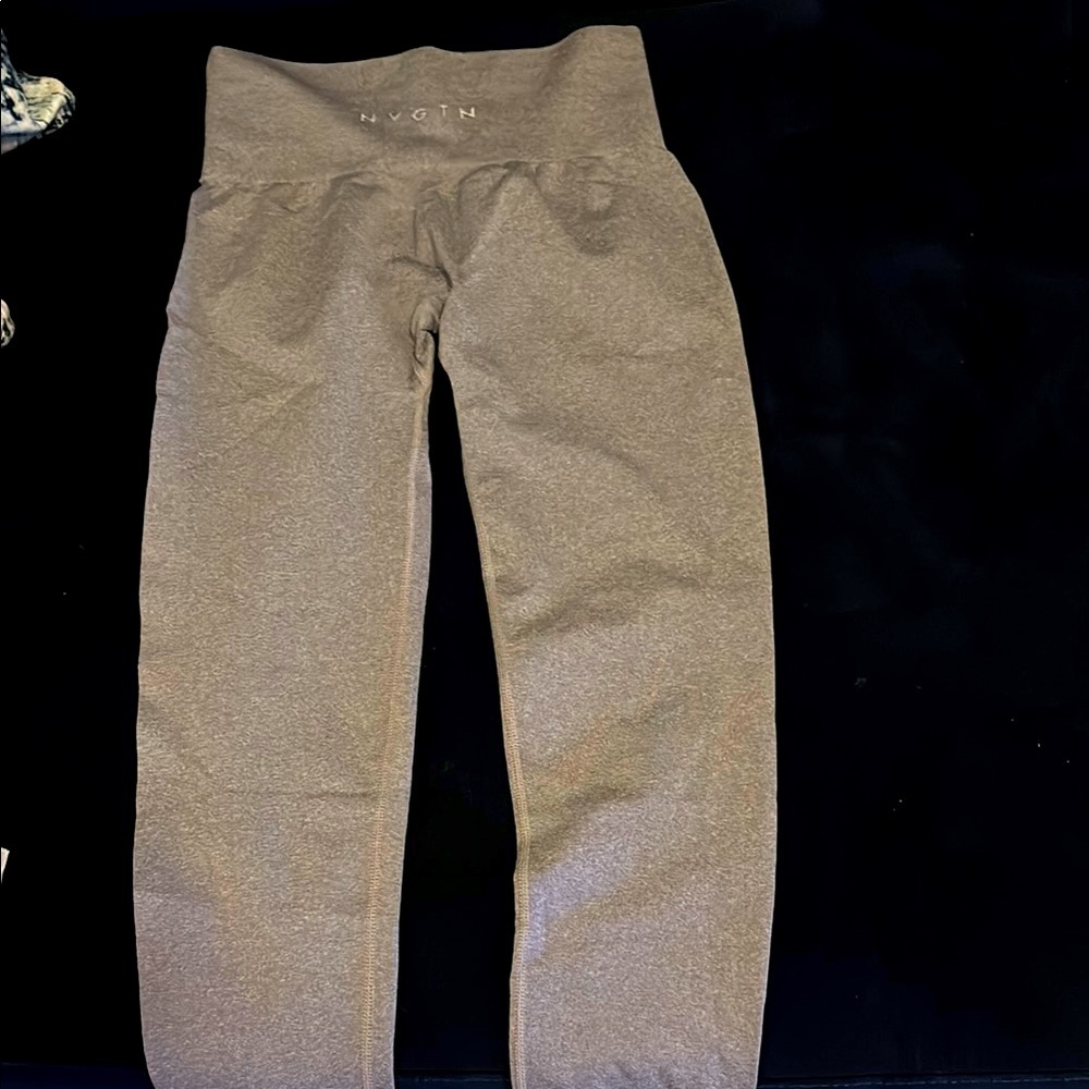 NVGTN Brown Leggings Comfortable Athletic Bottoms